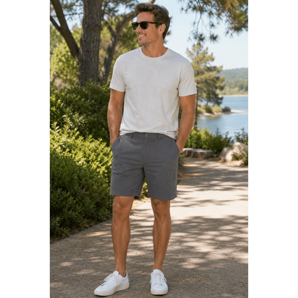 CHAMPION Men's Grey 34 Waist Shorts -744